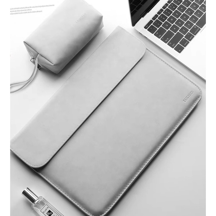 [Có sẵn] Túi đựng kèm ví phụ kiện MacBook Pro/ Macbook Air 12/13.3/15.4/16 Inch chất lượng cao