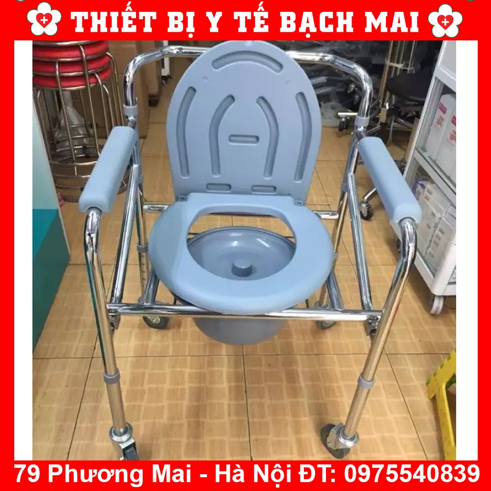 Ghế Bô Vệ Sinh Có Bánh Xe Lucass G-696