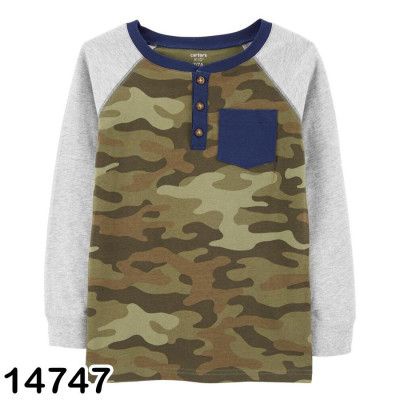 Áo thun tay dài Carter xuất xịn cho bé trai 4-45kg - BIGBABYSHOP