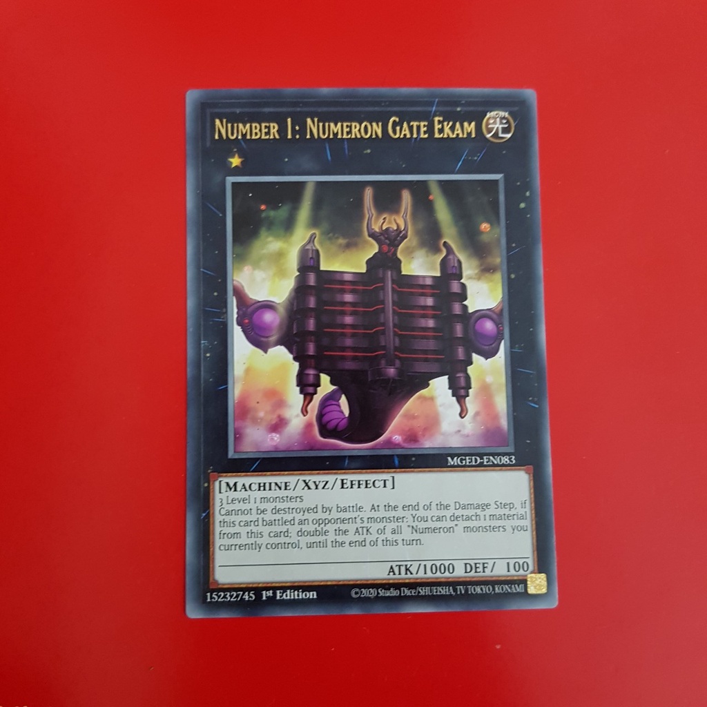 Lá bài Number 1: Numeron Gate Ekam - MGED-EN083 - Rare 1st Edition