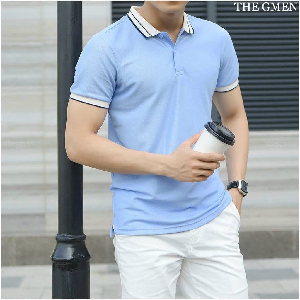 Áo thun nam POLO trơn vải cá sấu cotton cao cấp ngắn tay cực sang trọng [ HÀNG CHUẨN SHOP ]