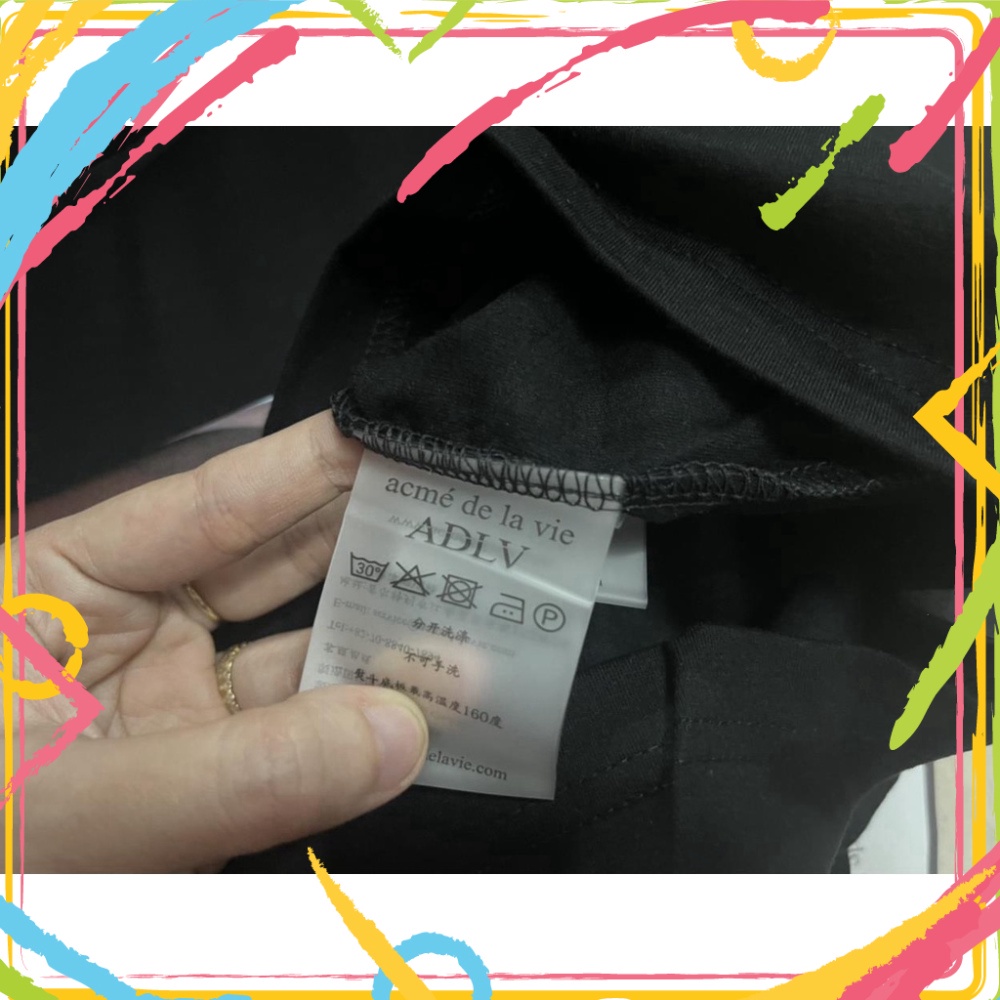 [Best Quality] Áo thun ADLV Bé Donut Trắng Vàng-Cotton 2c 100% -Full Tag Bọc - Streetwears SG Hot 2022