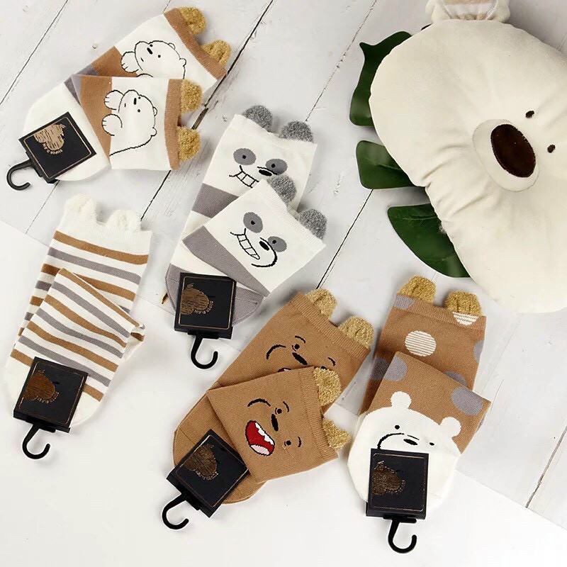 Tất Cổ Ngắn pilu Khủng long ,Bò ,Hươu , Gấu, Sư tử,... cổ ngắn PKTATVO03