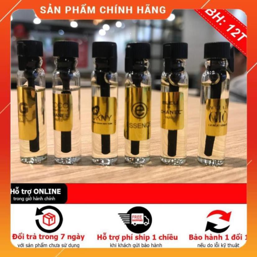 [HÀNG HÓT] Nước Hoa mini Nam Nữ Cao Cấp 2ml Cực Thơm  Cực Thơm Cực Hot