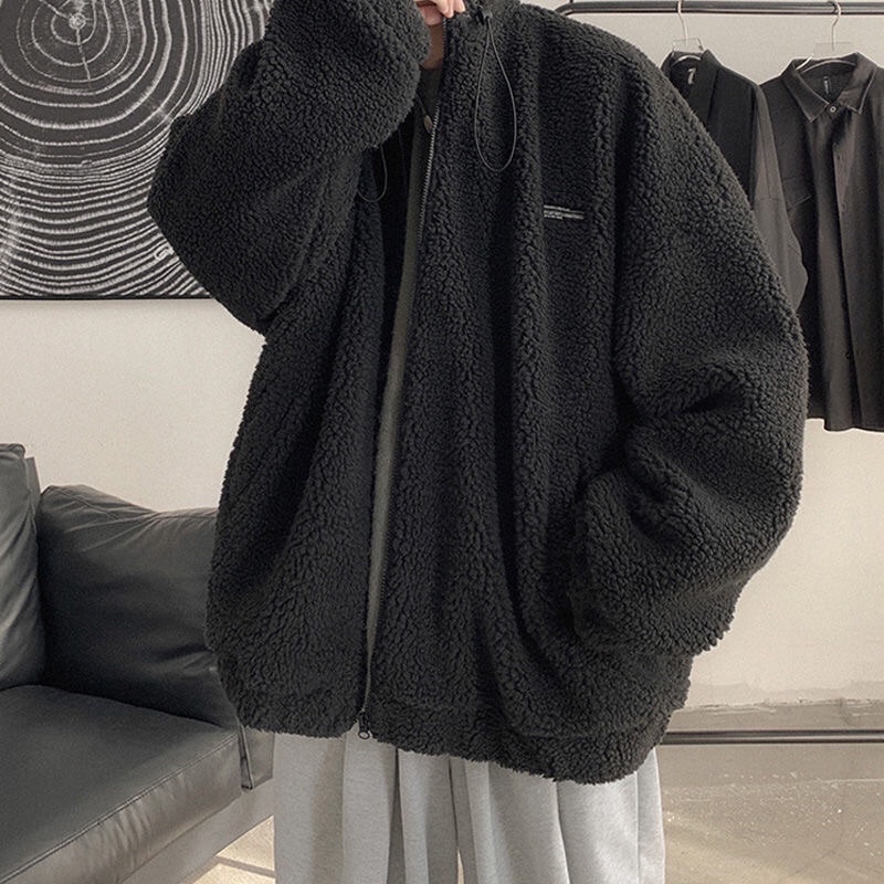 Áo khoác lông unisex có họa tiết