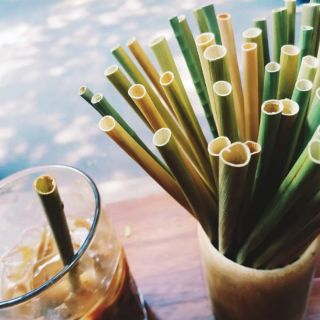 Ống hút Cỏ Bàng, Hộp 100 ống chính hãng Cty Phù Đổng ECO