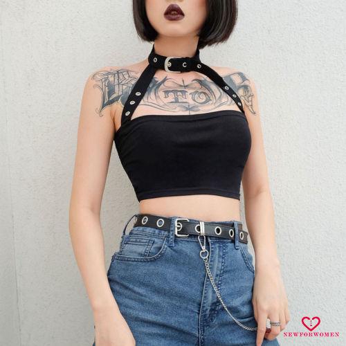 Áo ống cổ dây yếm thời trang nữ cá tính | BigBuy360 - bigbuy360.vn
