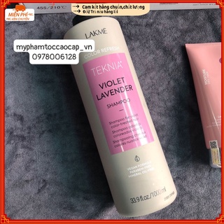 ✅LAKME_SPAIN_Dầu gội cho tóc nhuộm tím Lakme Teknia Ultra Violet Shampoo Refresh 1000ml ( NEW )