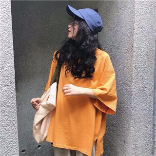 Áo Phông Oversize xẻ tà