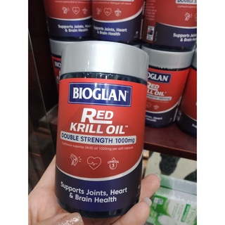 Dầu nhuyễn thể Red Krill oil Bioglan hỗ trợ người tim mạch