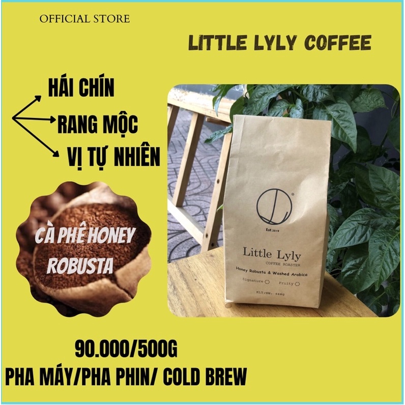 Cà Phê Bột/Hạt Little Lyly pha phin/cold brew/ pha máy dòng truyền thống ĐẬM ĐẮNG HẬU NGỌT (Signature)