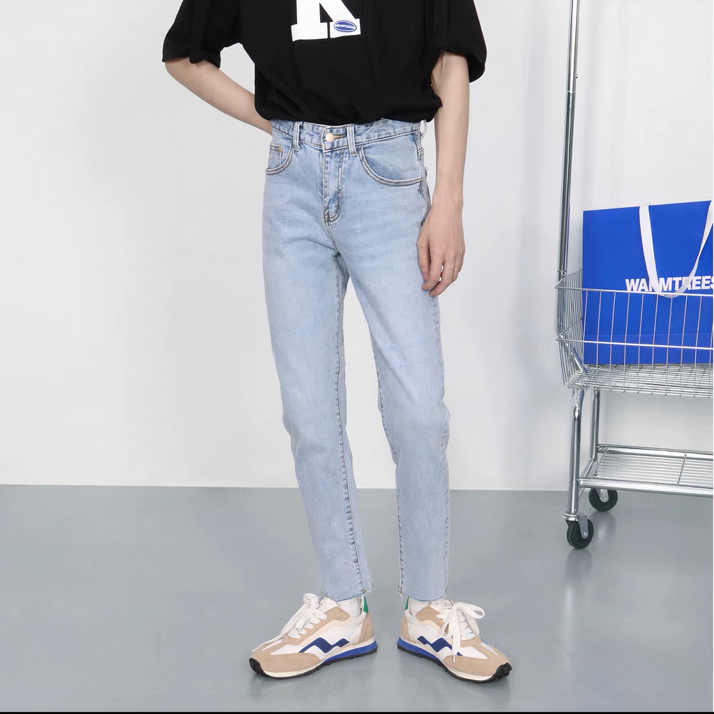 QUẦN BAGGY JEAN NAM TOKI TRƠN BASIC VER.4