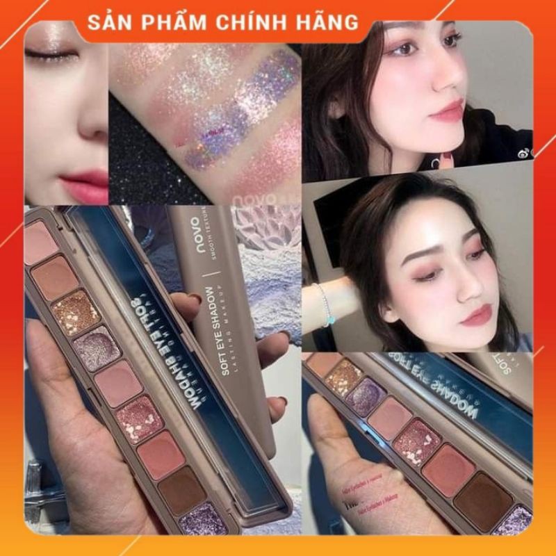 Bảng Mắt Novo 9 Ô Soft Eye Shadow Smooth Texture - Gao Beautiful ...