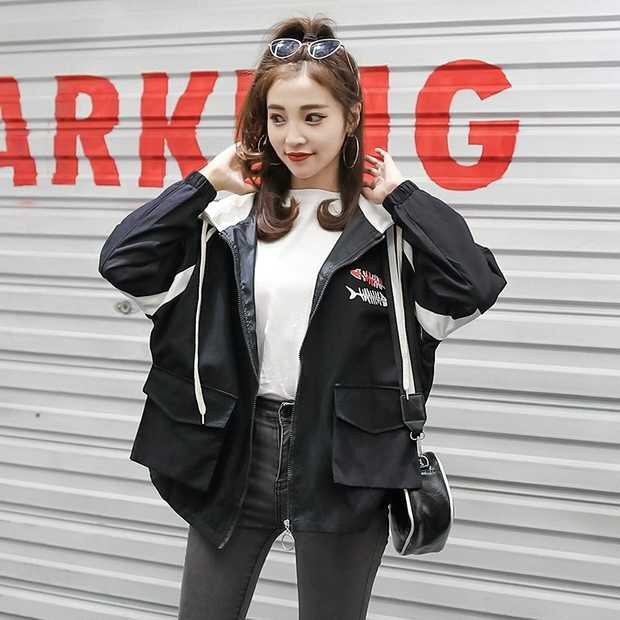 [S03] Áo khoác nữ dù phối nửa 2 lớp dễ thương - M051 | BigBuy360 - bigbuy360.vn