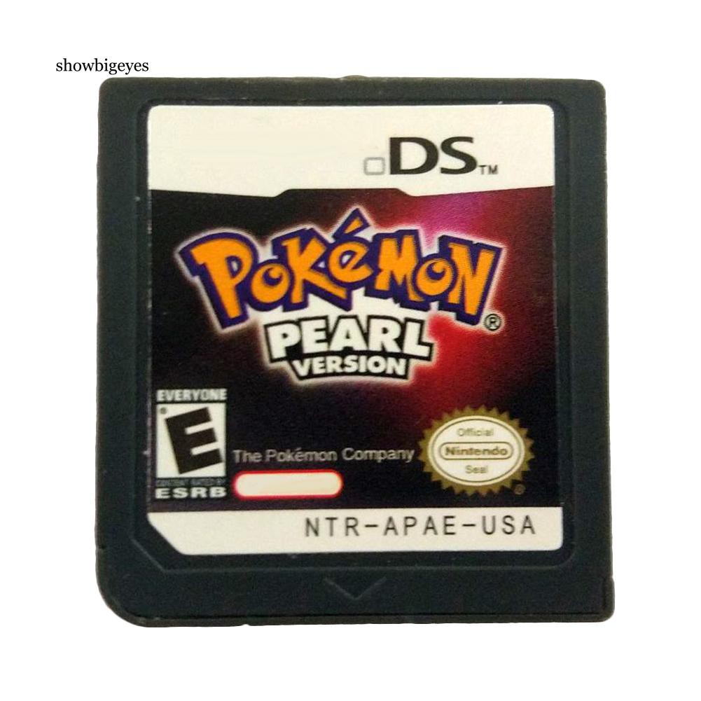 Thẻ game Pokemon Platinum / Pearl / kim cương cho Nintendo 3DS NDSI NDS