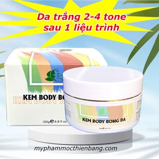Kem bong da body - da đen cỡ mấy cũng bật 2-4 tone, hủ 100g