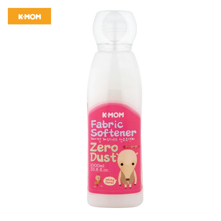 Nước xả vải Rezo Dust K-Mom Hàn Quốc siêu mềm dịu nhẹ chai 1L