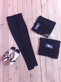 Quần Baggy gấu lệch