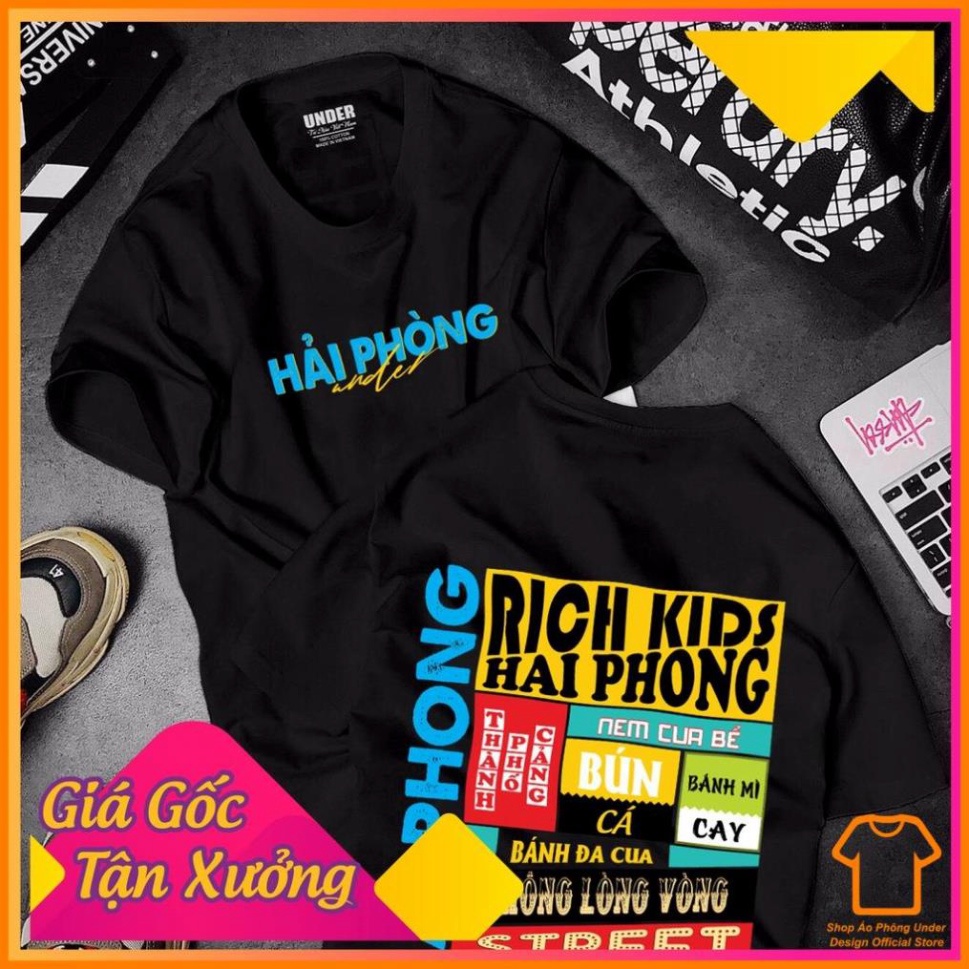 Áo Thun Hải Phòng Unisex Áo Phông Hải Phòng Under (ảnh thật)