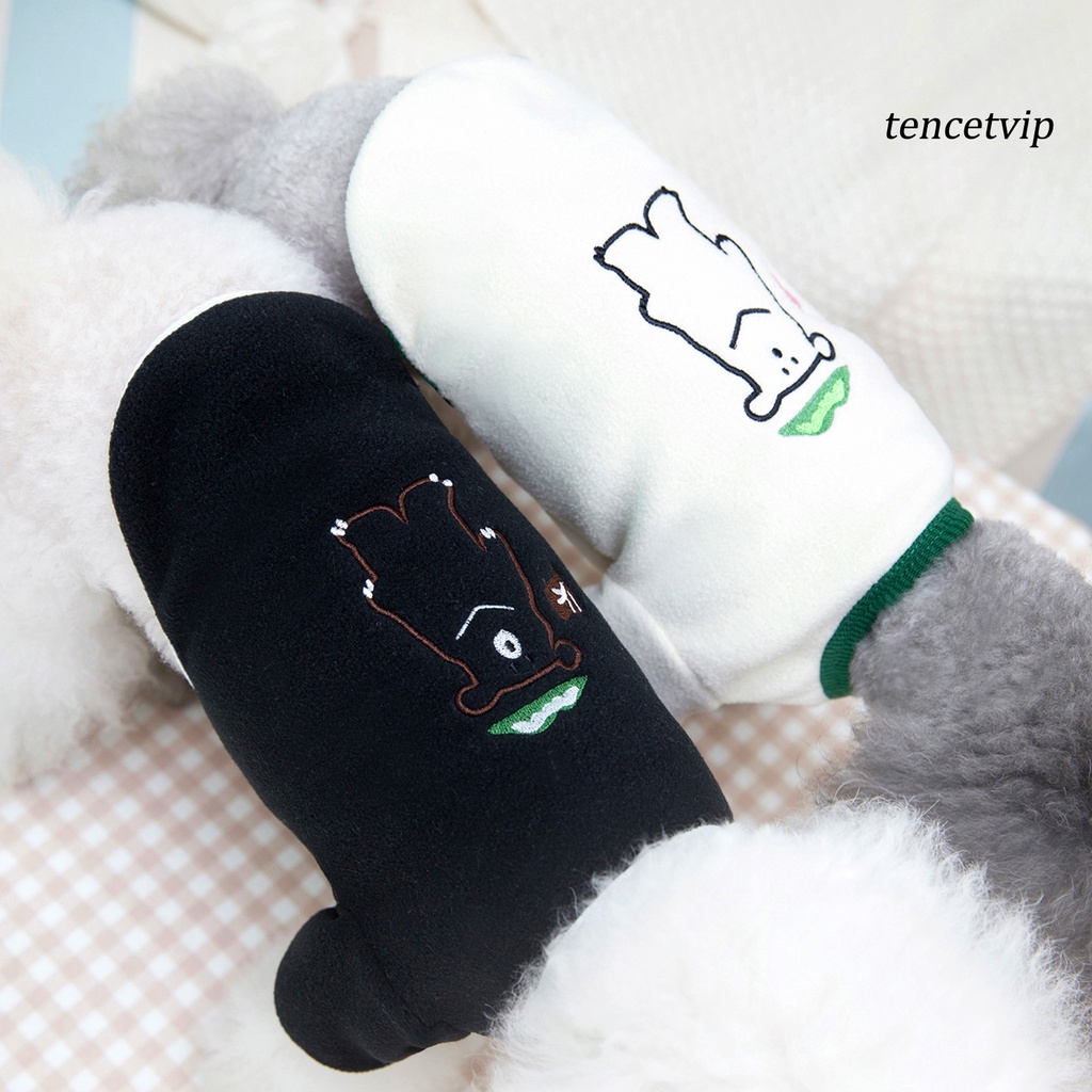 Áo sweatshirt in họa tiết gấu hoạt hình đáng yêu dành cho thú cưng