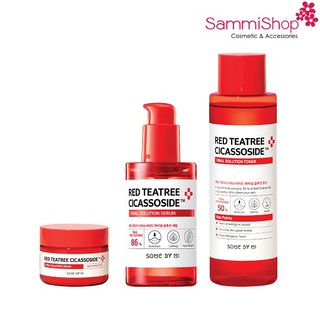 Combo hỗ trợ ngăn ngừa mụn cho da nhạy cảm Some By Mi Red teatree