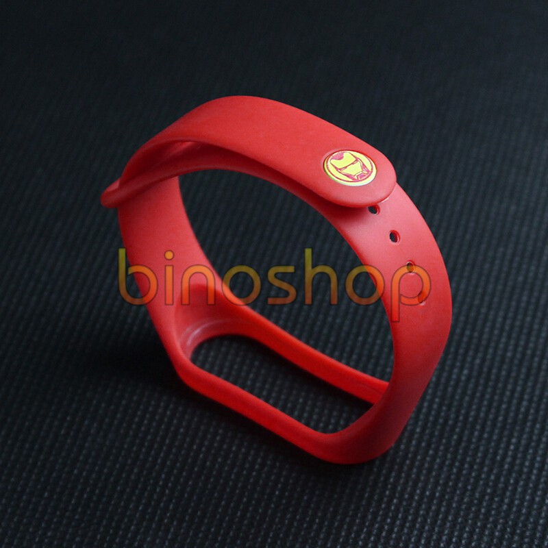 Dây đeo Miband 4 Iron Man (Mi Band 4 Avengers)