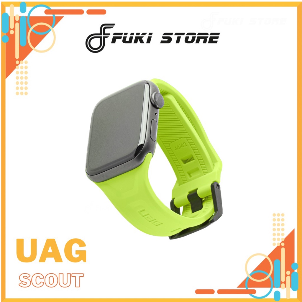 [HÀNG CHÍNH HÃNG] DÂY ĐEO SILICON UAG SCOUT ĐỒNG HỒ APPLE WATCH 45/44/42mm