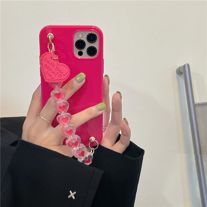 Vỏ Điện Thoại Di Động Ốp Lưng Iphone12 Iphone12promax Iphone 11pro X Xs Xsmax Iphone 7 8plusPhone Case Iphone12pro Max Apple 11 Rose Love Chain Xs Girl 8plus Silicone Softhộp Đựng Điện Thoại Di Động