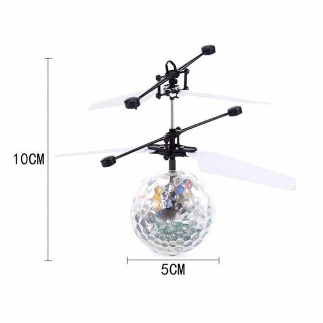 Máy Bay Cảm Ứng - Quả Cầu Phát Sáng Biết Bay - Đèn Led Cực Đẹp – Dễ Dàng Sử Dụng