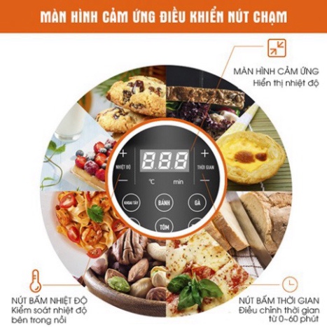 Nồi Chiên Không Dầu KL35 D981 3.5L Lòng Nồi Chống Dính - Hàng Chính Hãng (Bao bì không được đẹp)