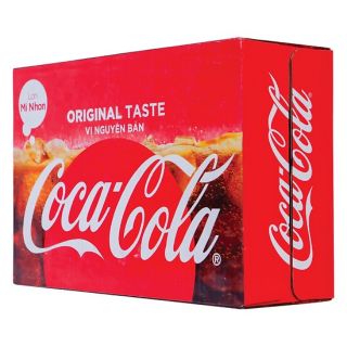 Thùng 24 lon coca minhon 250ml