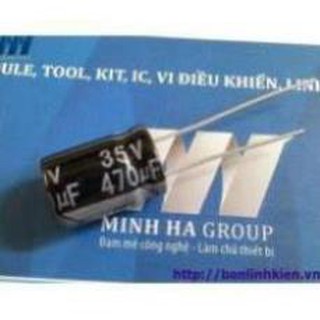 Combo 5 chiếc tụ hóa 470uf 16v 10x15mm