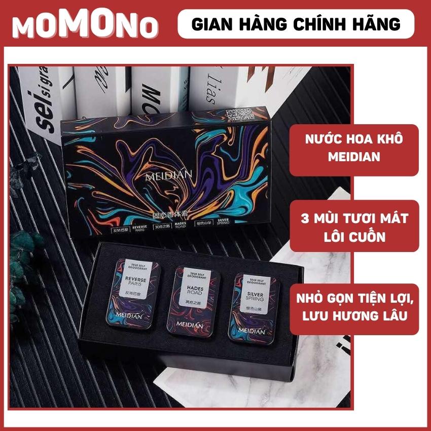 Combo 3 Mùi Nước Hoa Khô Median - Nhỏ Gọn Dạng Sáp, Hương Thơm Nam Tính, Quyến Rũ