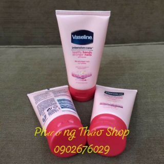 Sữa Dưỡng Da Tay và Móng Vaseline Intensive Care Healthy Hands Stronger Nails_ #75ml