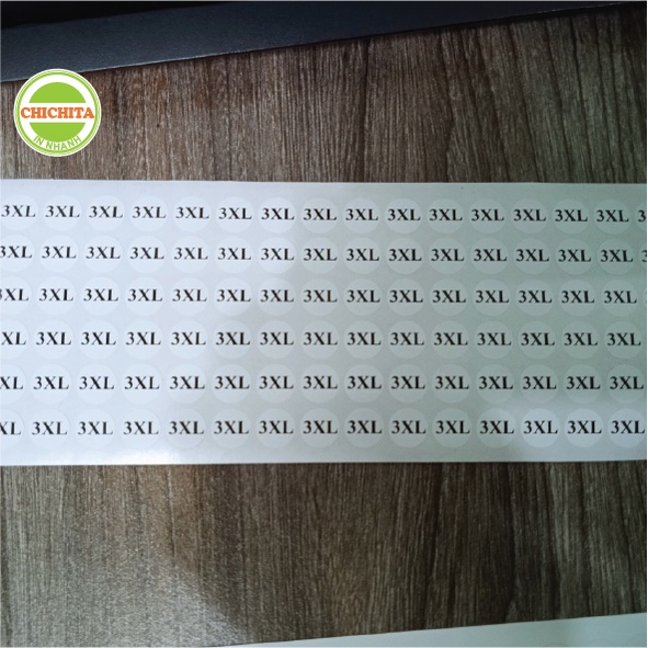 150 tem size số quần áo giầy dép size 1 cm giá rẻ
