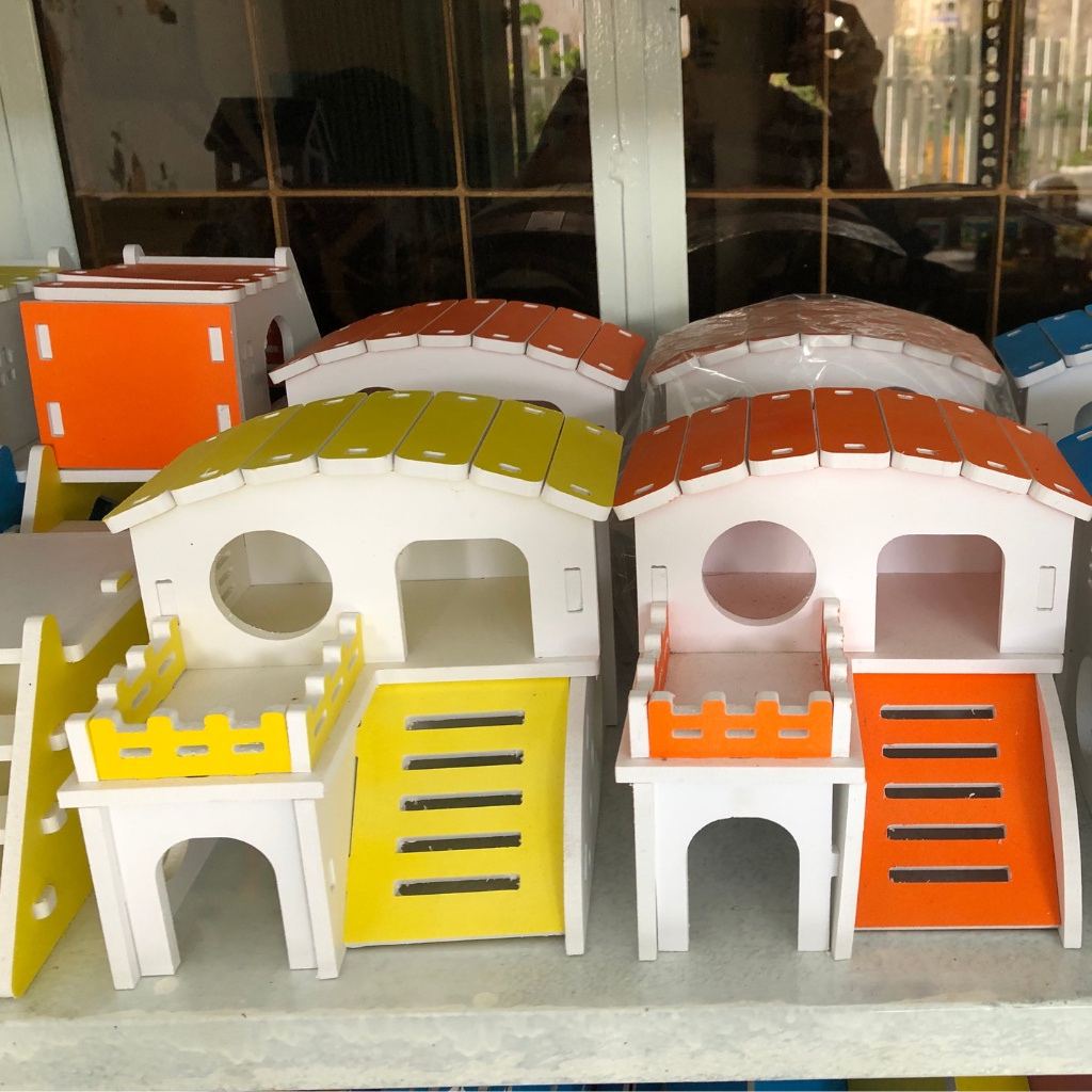 Nhà ngủ XỐP LÂU ĐÀI LỚN cho hamster, sóc, bọ, nhím, thú nhỏ