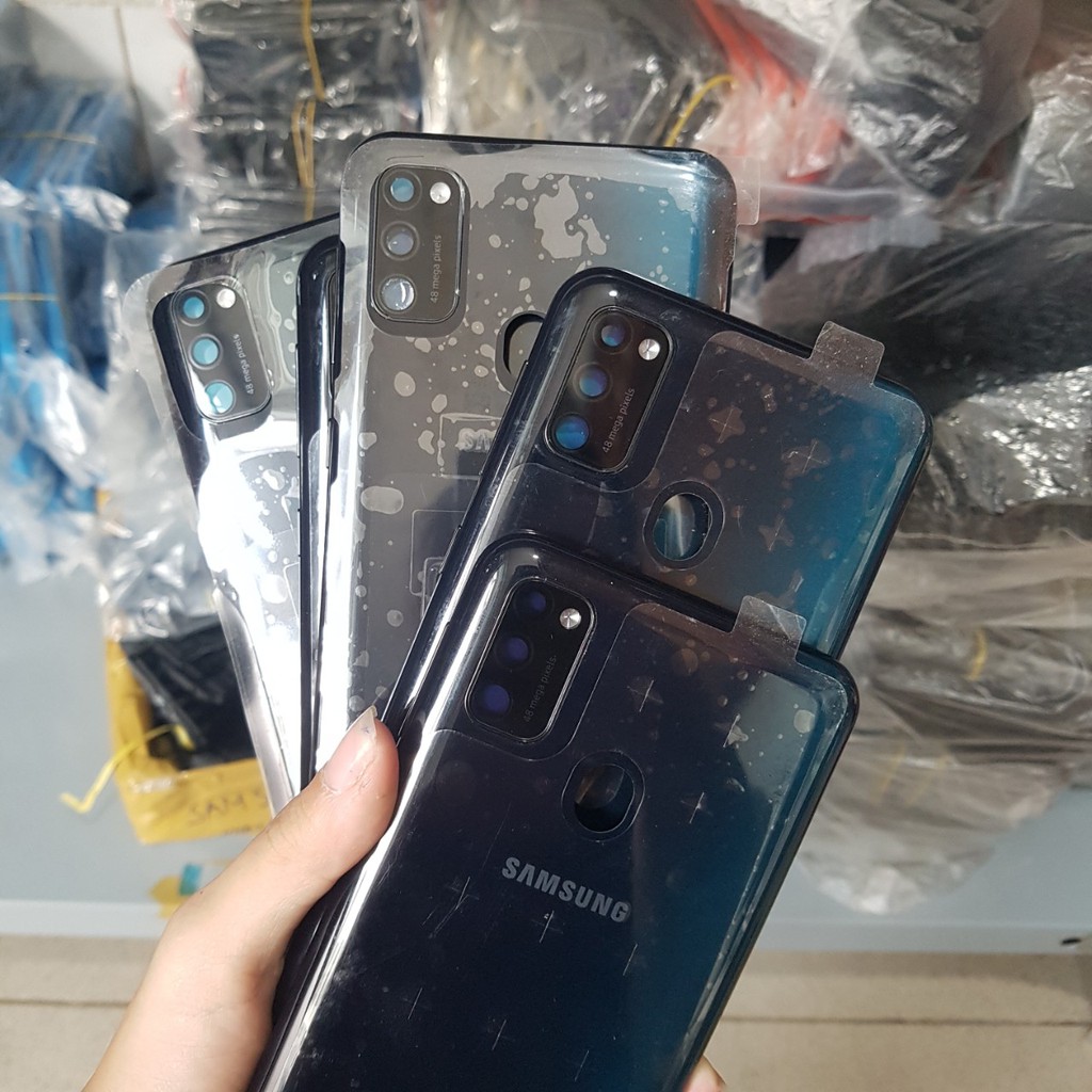 Nắp Lưng Samsung M30s Kèm Kính Camera Zin Hàng Cao Cấp