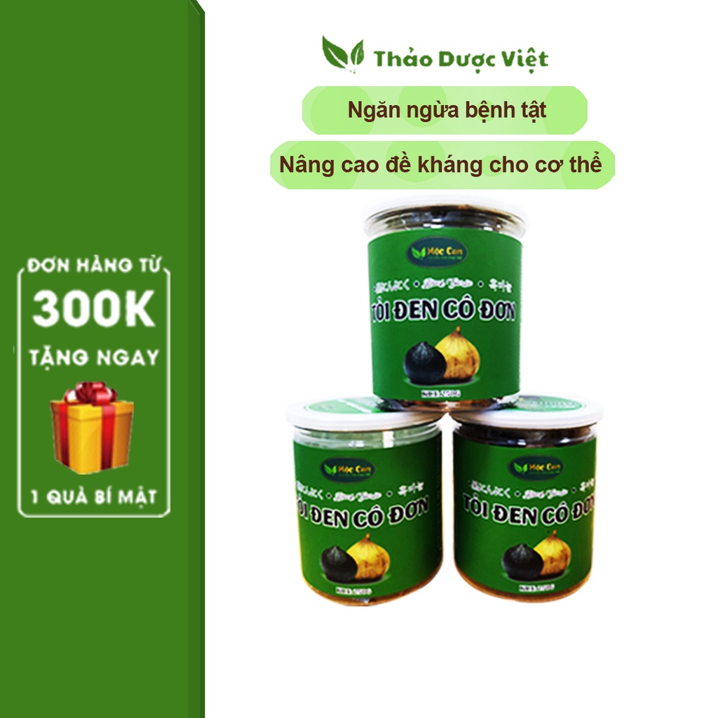 Tỏi đen cô đơn Mộc Can lên men tự nhiên tốt cho sức khỏe 250g