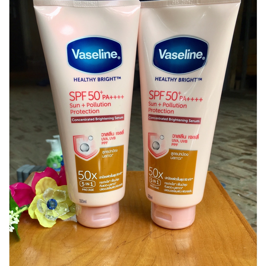 Sữa Dưỡng Thể Siêu Chống Nắng Vaseline Perfect Serum 50X Tuýp 320ml