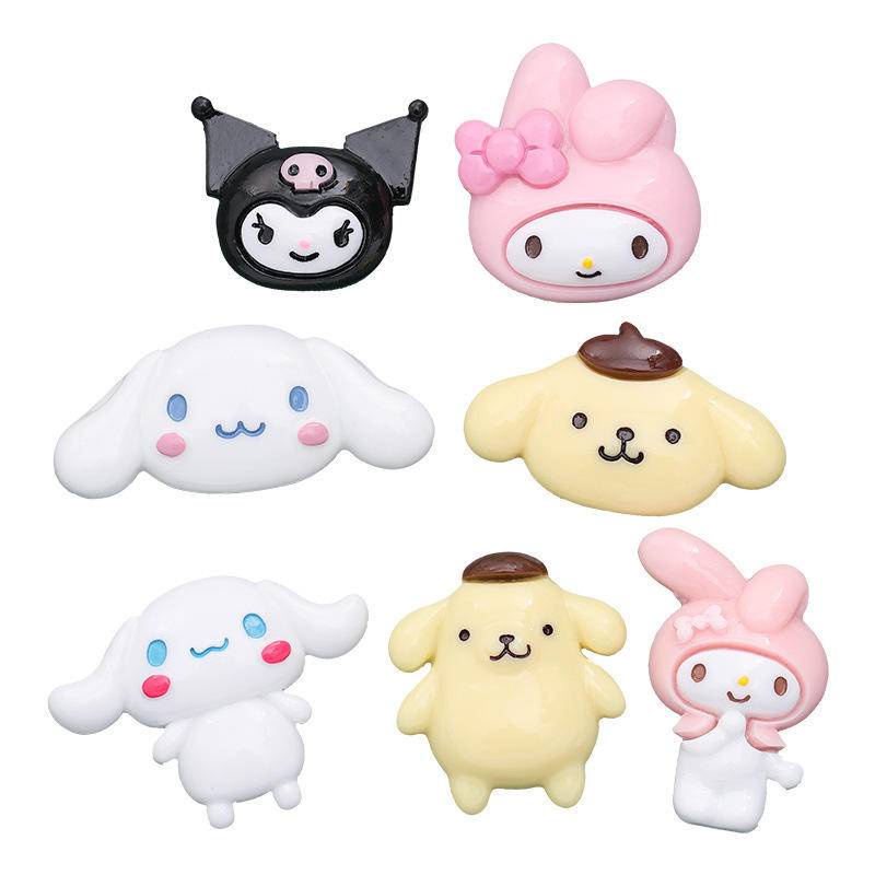 Phụ Kiện Trang Trí Giày DIY Họa Tiết Hoạt Hình Kuromi Cinnamon Đáng Yêu