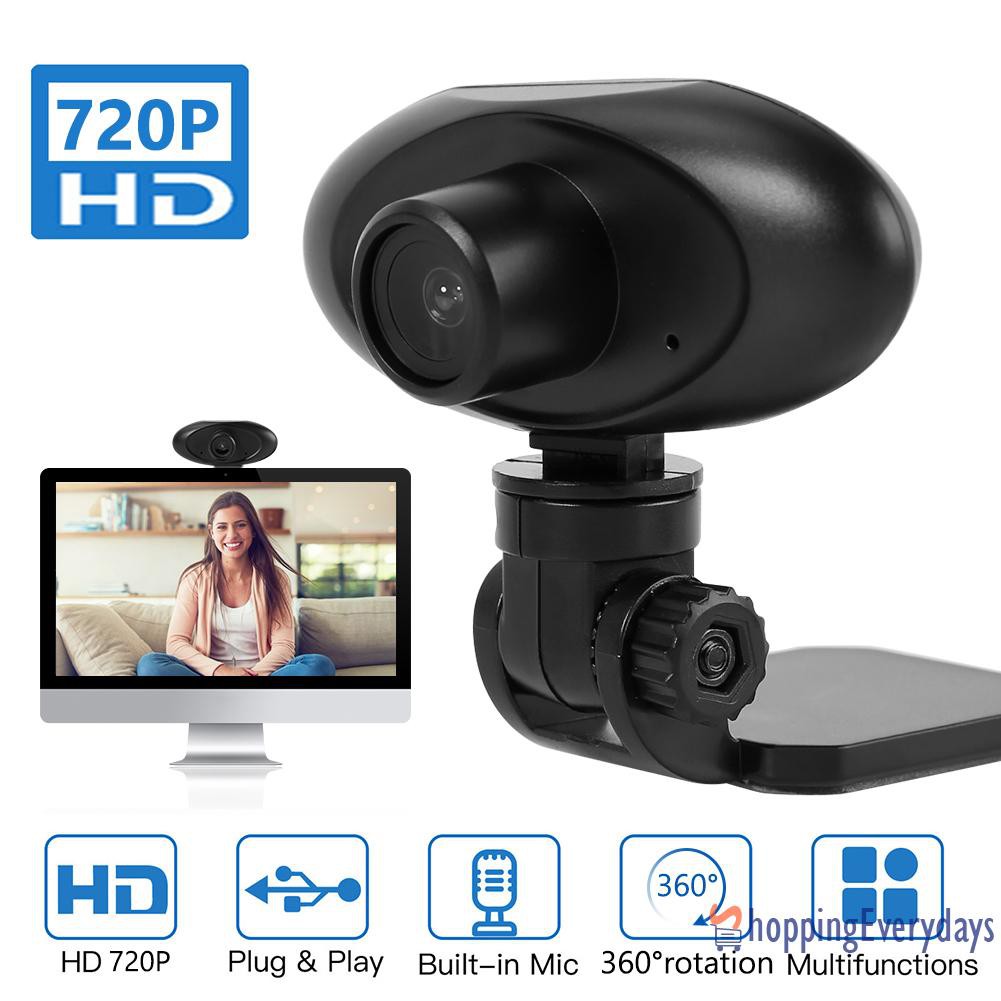 Webcam Z6 Hd 720p Có Thể Xoay 360 Độ Tiện Dụng
