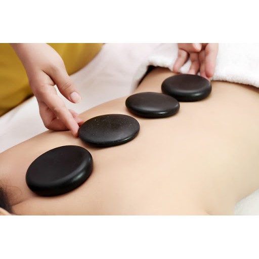 đá nóng tròn spa