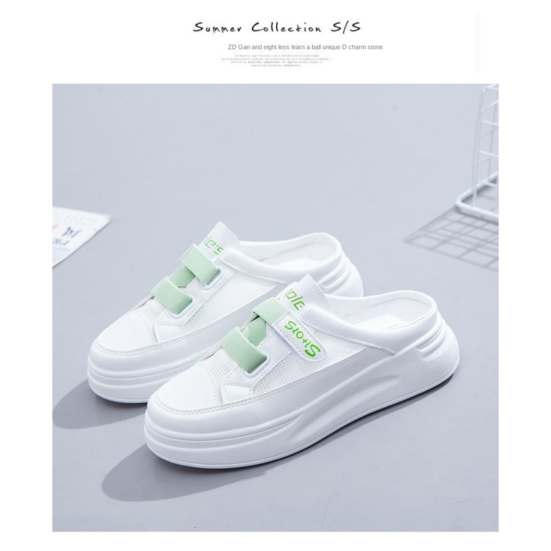 Giày Sandal Đế Dày Thoáng Khí Thời Trang Dành Cho Nữ