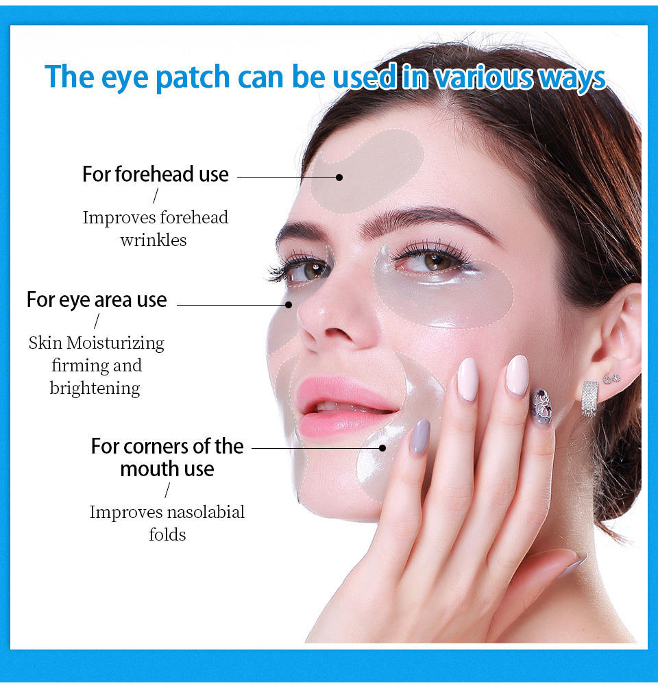 [Hàng mới về] Mặt Nạ Mắt Hyaluronic Acid Loại Bỏ Quầng Thâm Chống Nếp Nhăn Làm Săn Chắc Da Vibrant Glamor