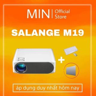 Máy chiếu Salange M19 full hd 1080P độ sáng siêu cao tặng màn chiếu 500k