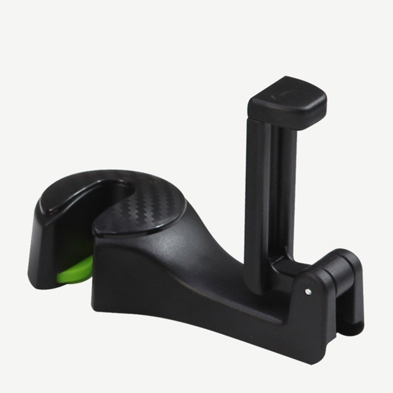 Móc Treo Đồ Gắn Sau Ghế Ngồi Xe Hơi Thiết Kế 2 Trong 1 Tích Hợp Giá Đỡ Điện Thoại Tiện Dụng