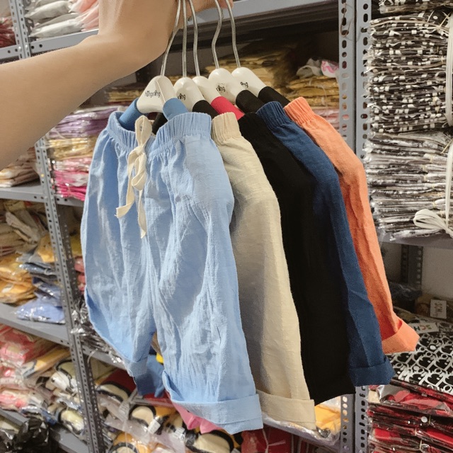 SALE Quần Sooc Đũi Bé Trai Hàng QC