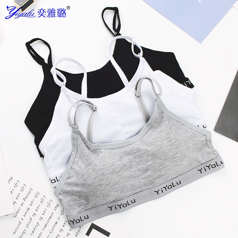 Áo Ngực cotton Không Tay Chống Ánh Sáng Dành Cho Nữ Tuổi Teen / Bé Gái