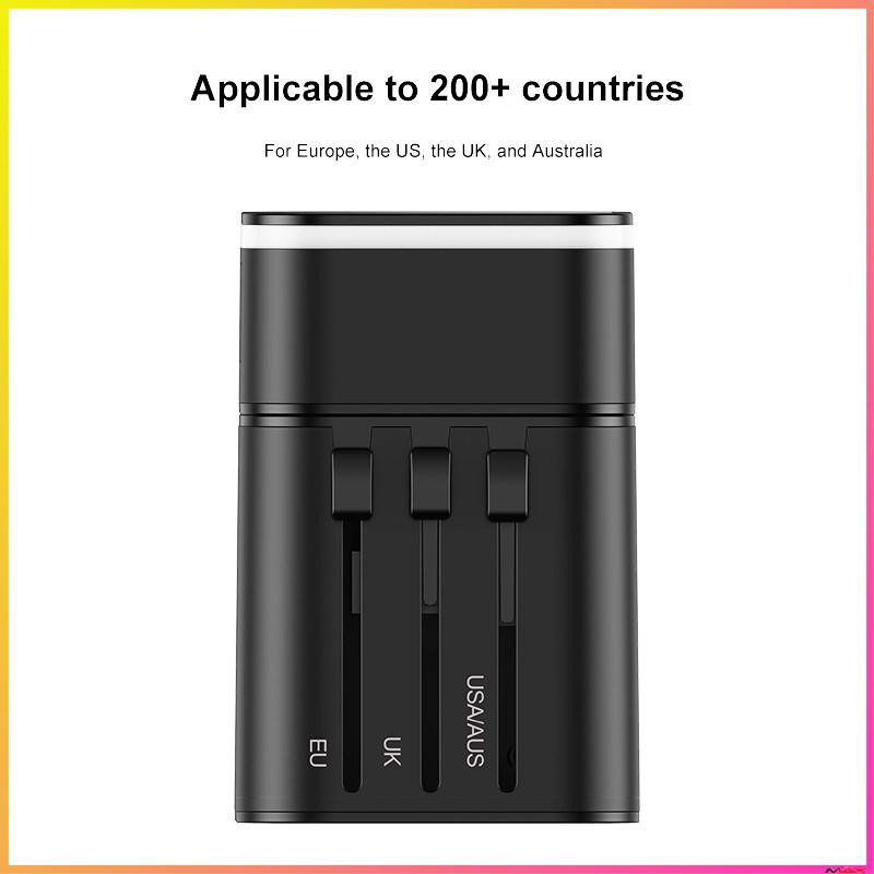 Bộ sạc nhanh du lịch đa năng Baseus Removable 2 in 1 Universal Travel Adapter PPS Quick Charger