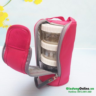 Bộ hộp cơm Lock&Lock Bisfree Stackable LBF731P Hồng